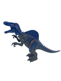 Игрушка Динозавр на батарейках (2032-1) цвет серый