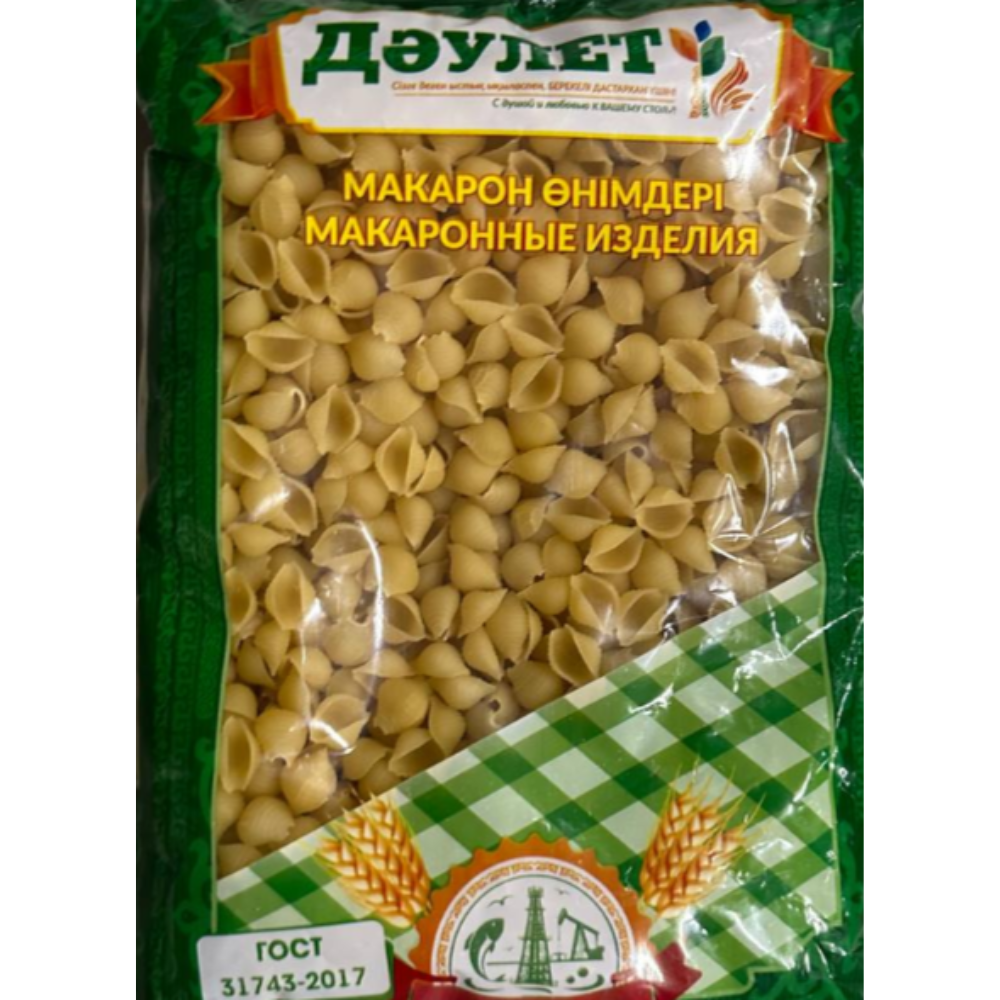 Макароны Daulet Ракушка 400 гр