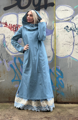 Платье Assassin /джинс голубой