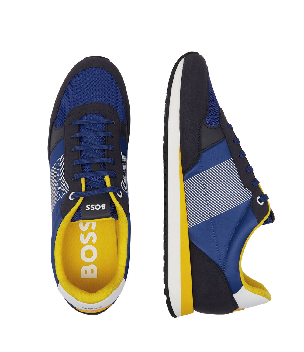 Кроссовки Kai_Runn_mxpr_N BOSS BLACK - голубой(50498921)