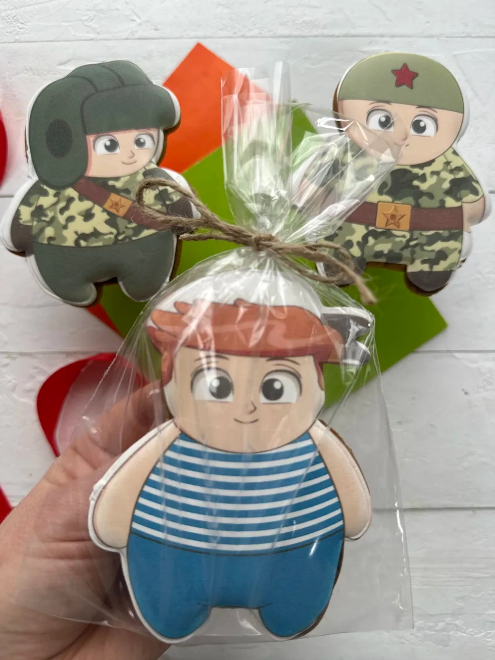 Имбирные пряники подарок на 23 февраля