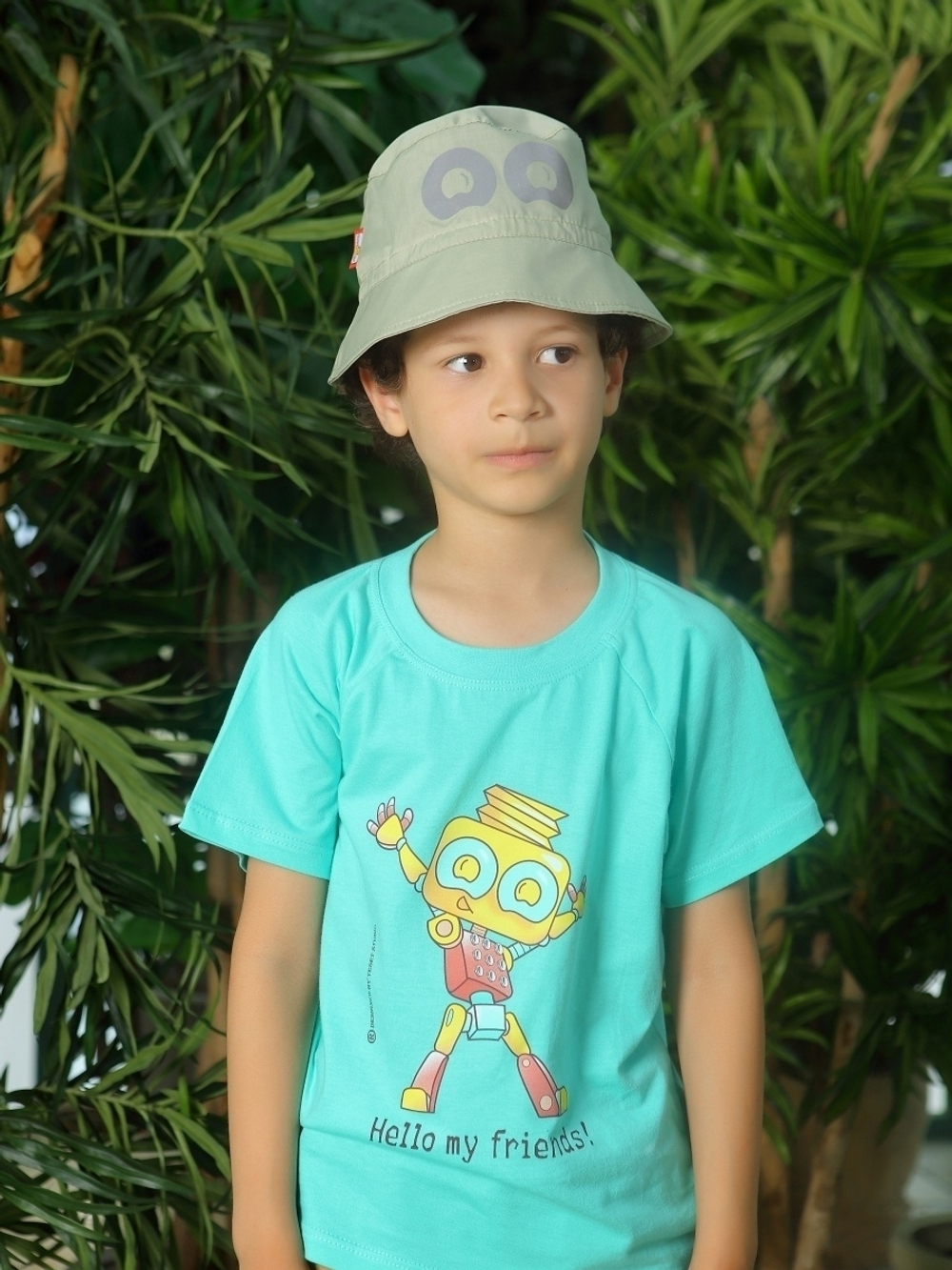 Панама детская солнцезащитная для девочек и мальчиков со светоотражающим эффектом CROOT