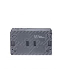 Блок ОП AtlasDesign PROFI IP54 (розетка 1-м 16А заземл. защ. шторки + 2-кл. выключатель 10А) антрацит SE ATN544074
