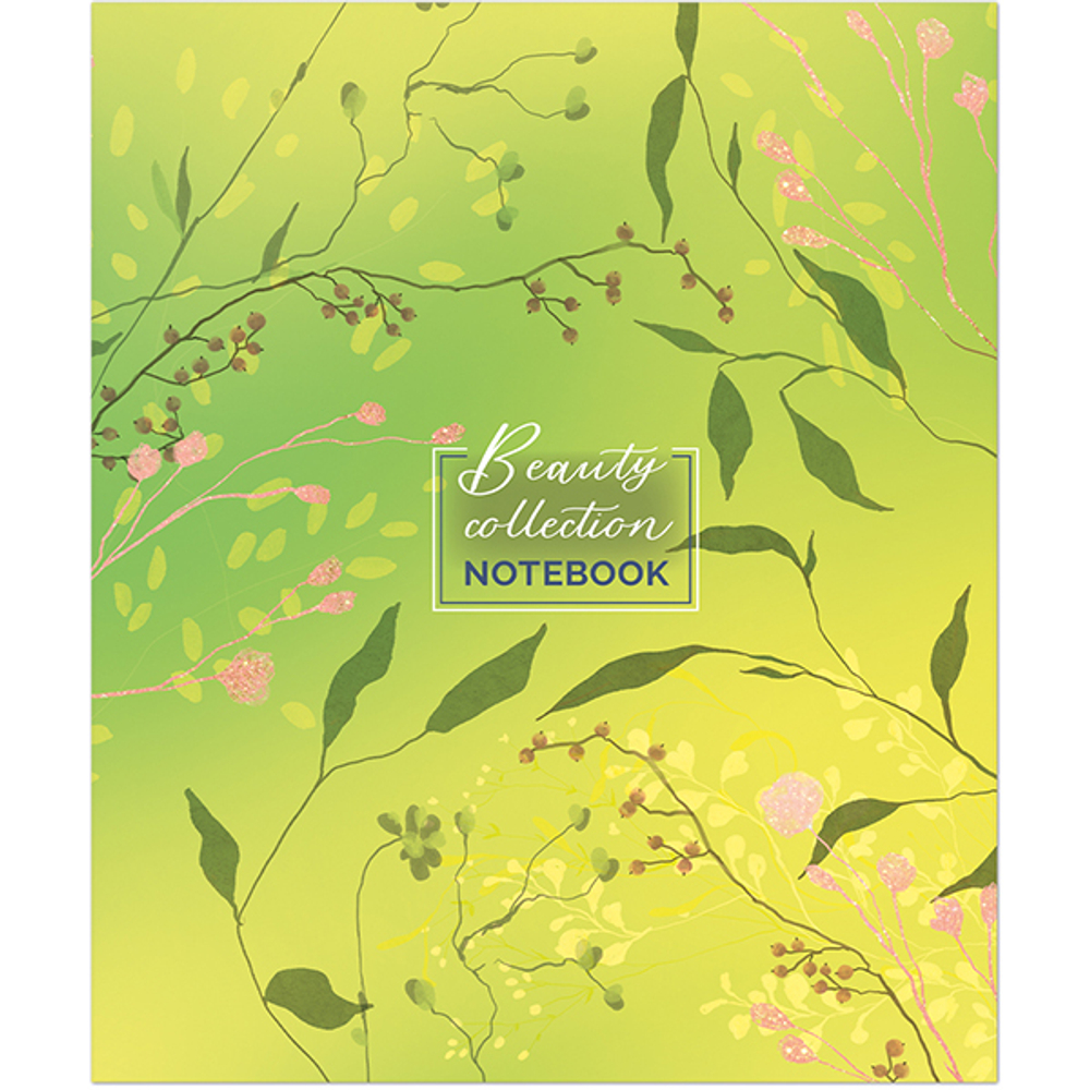 НОВИНКА! Тетрадь общая 48 листов на скрепке "Нежные паттерны"