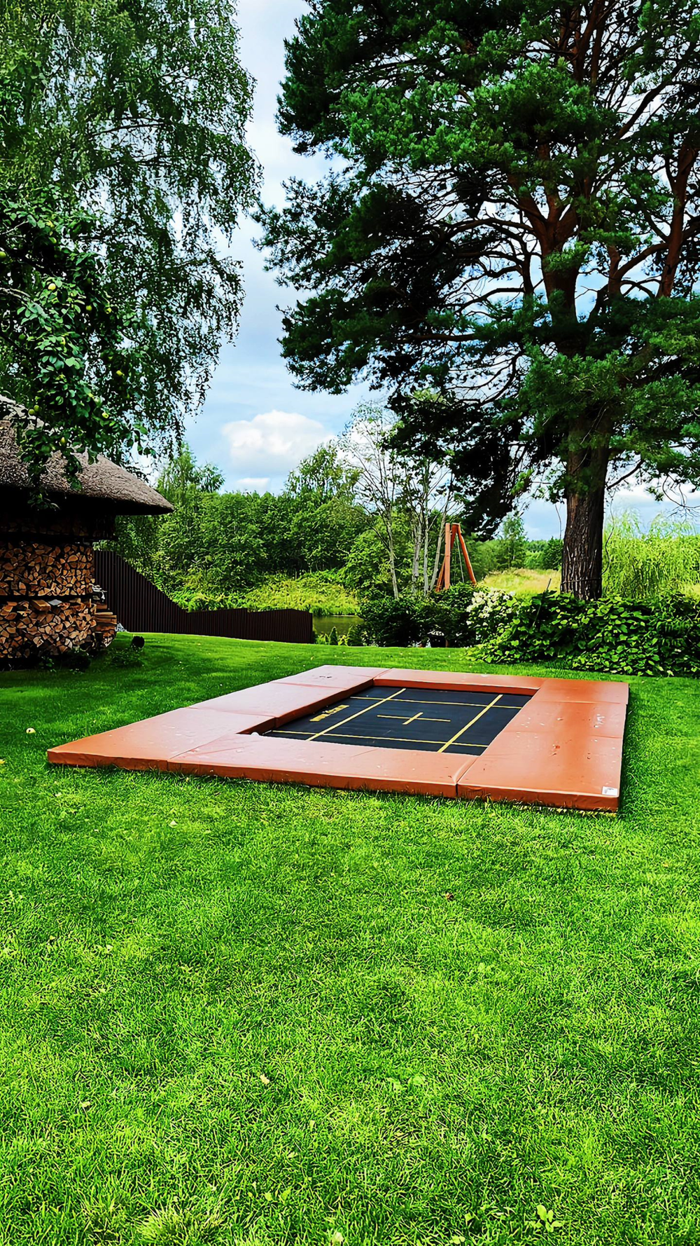 встраиваемый батут