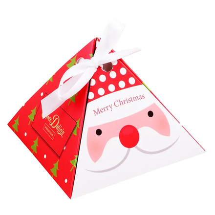 Набор шоколадных конфет Merry Christmas and Happy New Year Фисташковый крем в темном шоколаде 120г