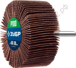 ЗУБР d 60 x 30 мм, P100, на шпильке d 6 мм, Круг шлифовальный лепестковый, Профессионал (36602-100)