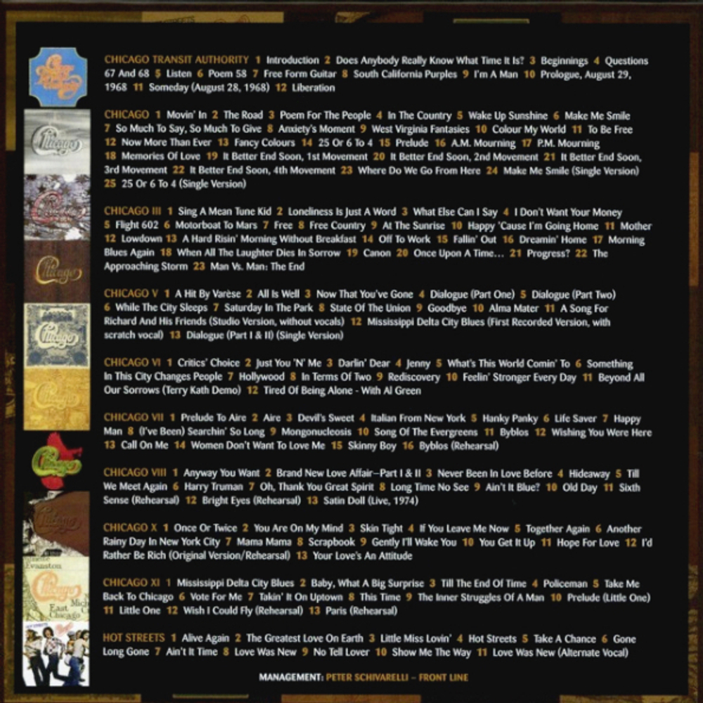 Chicago / The Studio Albums 1969-1978 (10CD)