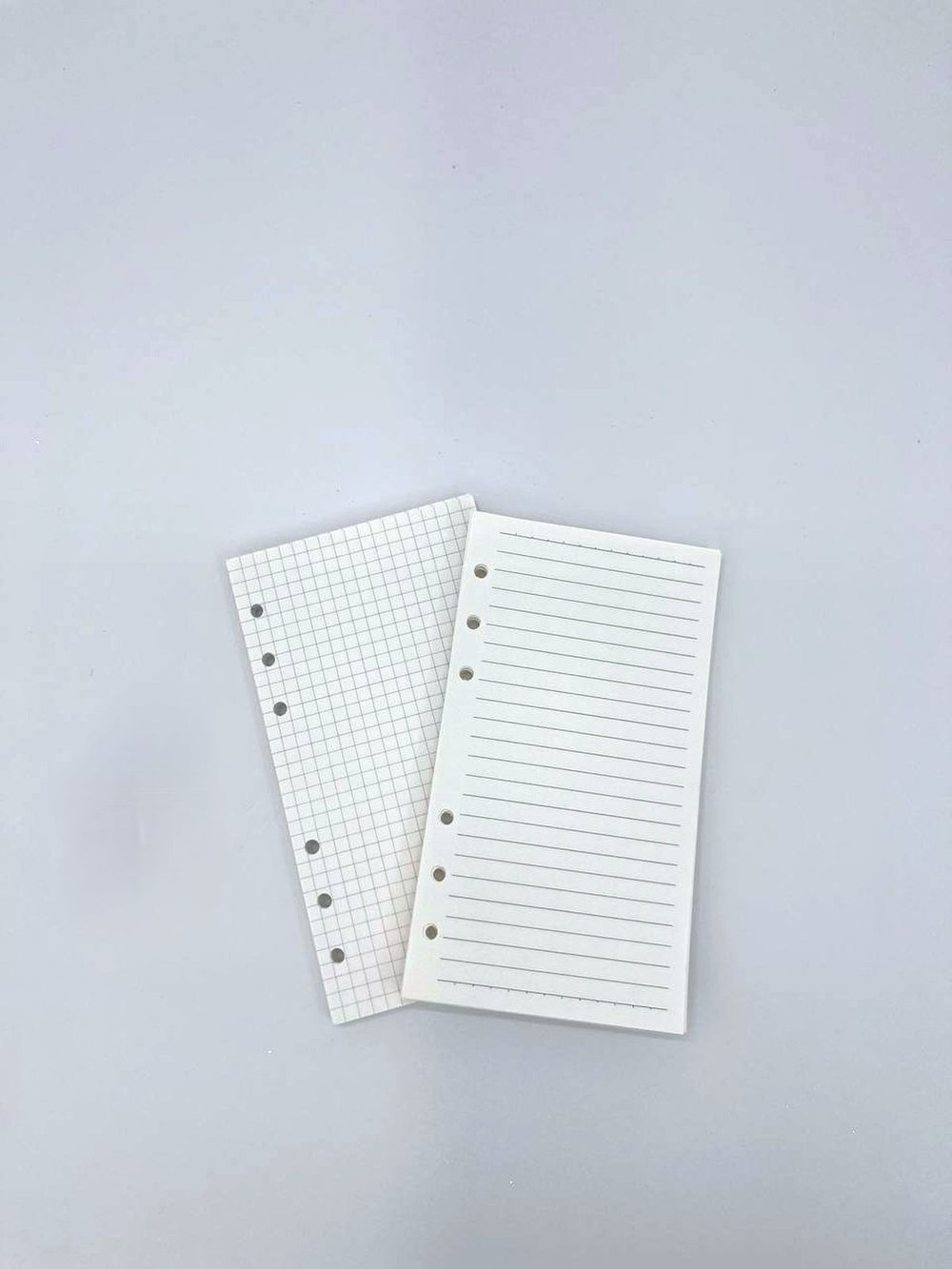 Запасные блоки А6 для блокнота на кольцах 90листов (клетка+линейка)