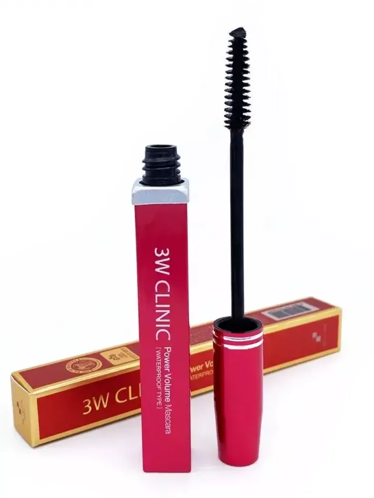 Тушь для ресниц 3W Clinic Power Volume Mascara Water Proof type (Squre) водостойкая 7 мл