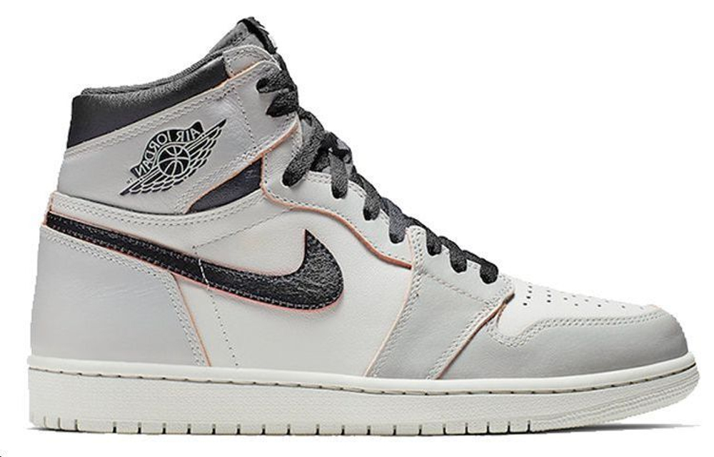 Кроссовки Nike X Jordan Air Jordan 1 Retro High Og Light Bone