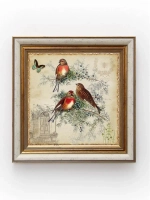 Картина на стену интерьерная на холсте 25х25см