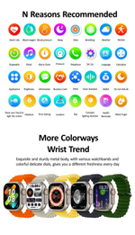 Смарт-часы Hi Watch Plus S9 Ultra (2 браслета/беспр. заряд)