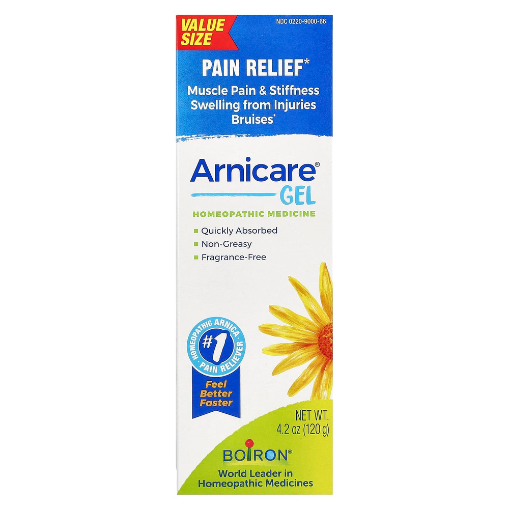 Boiron, Arnicare, обезболивающий гель, без отдушек, 120 г (4,2 унции)