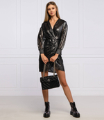 кожаная сумка через плечо kensington Kurt Geiger - черный(1470405109)