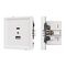 Механизм USB розетки SCT-TENDO-MUAC-SFPL-WH (5V, 3A, QC3) Arlight 054539