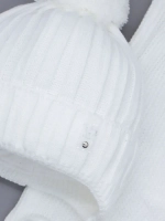 Шапка для девочек осенняя и снуд