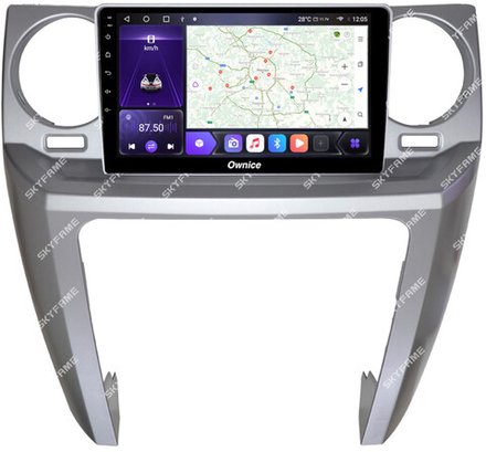 Магнитола для Land Rover Discovery 3 2005-2009 (закругленные углы) - Carmedia SF-9703-2 QLed, Android 13, TS20, CarPlay, SIM-слот