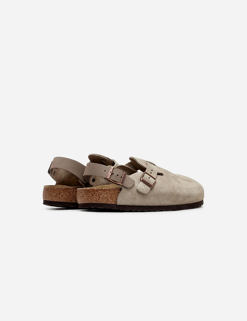 Birkenstock Tokio Taupe Clogs (1028323)