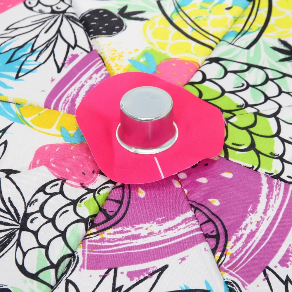 Зонт пляжный D=240 см, h=220 см, «Принт АРТ11692-8», с наклоном и покрытием от нагрева, ДоброСад