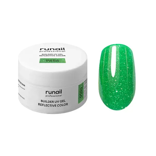 Моделирующий УФ-гель светоотражающий BUILDER UV GEL REFLECTIVE COLOR, 15г №9656