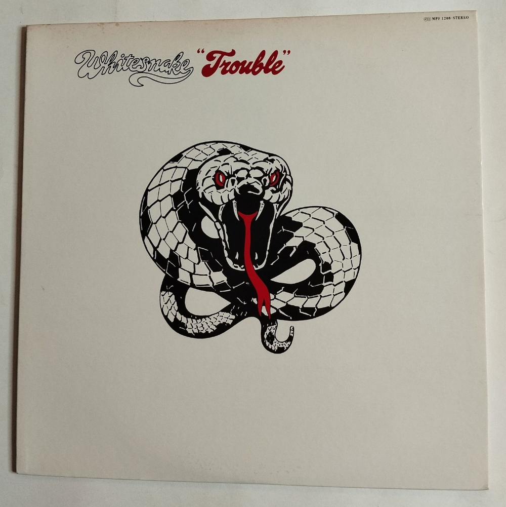 Винтажная виниловая пластинка LP Whitesnake Trouble (Japan 1979) (No Obi)