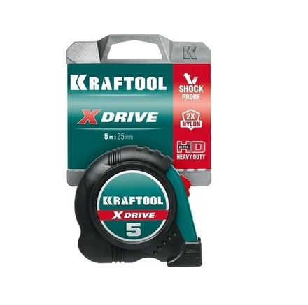 34122-05-25 KRAFTOOL X-Drive Рулетка 5м х 25мм