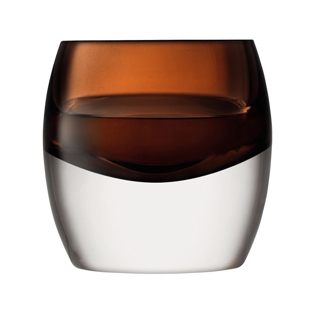 Набор низких стаканов whisky club, 230 мл, коричневый, 2 шт.