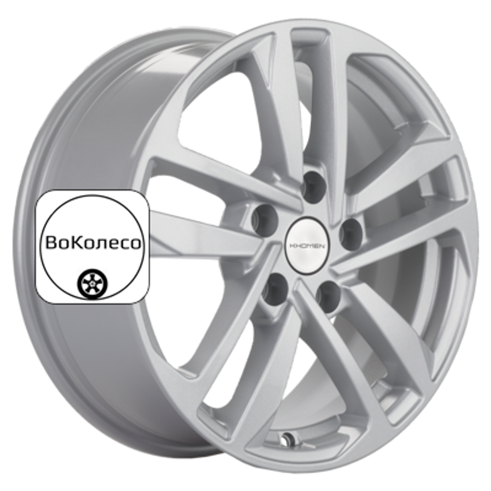 6,5x16/5x114,3 ET40 D66,1 KHW1612 (Qashqai/Tiida) F-Silver Khomen Wheels