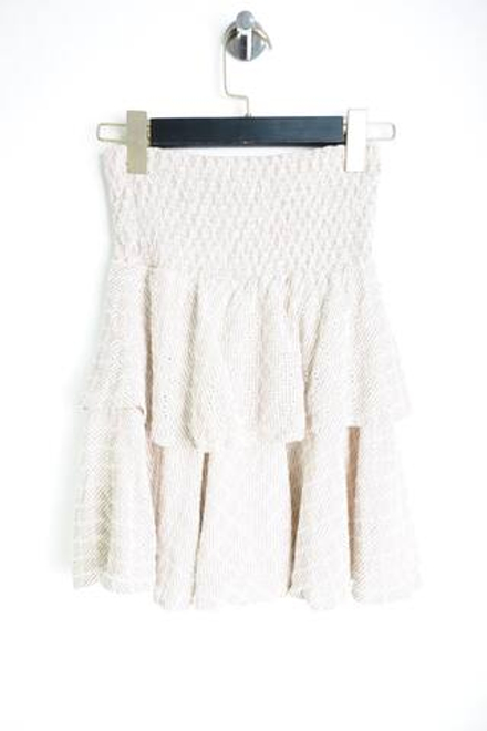 Юбка Kookai в светлом оттенке, маркировка 34, визуально на 40 размер