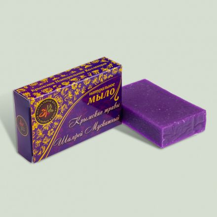 Натуральное мыло "Крымские травы. Шалфей мускатный"