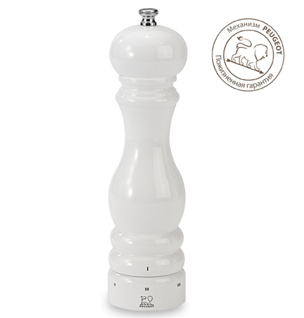 Мельница для перца 22 см Peugeot Paris Select белая Франция гарантия