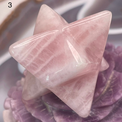 40395 Розовый кварц Меркаба 40мм