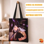 Сумка шоппер с принтом Genshin Impact
