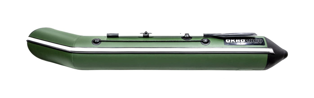 Лодка ПВХ АКВА 2800 Зелёный - чёрный