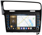 Магнитола для Volkswagen Golf 7 2012-2020 - Carmedia OL-1907 (кнопки и крутилки), Android 12, TS10,  CarPlay, 4G SIM-слот