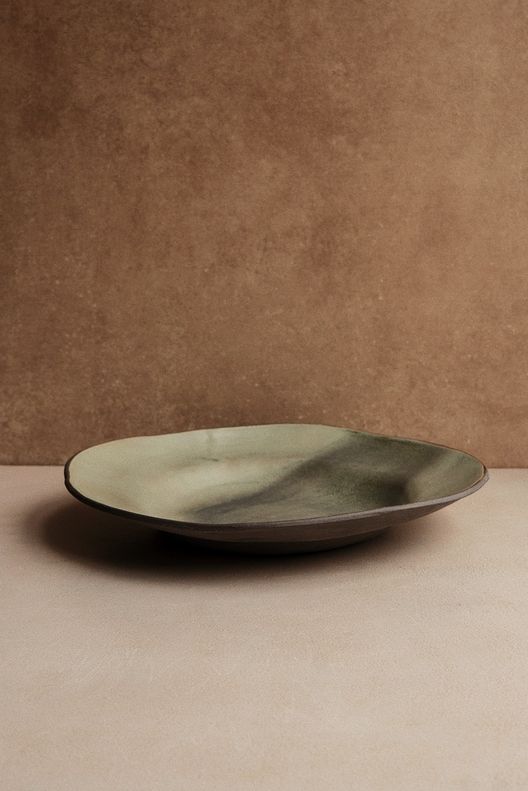 Блюдо Лес Алтая, 25 см / Darika Ceramics