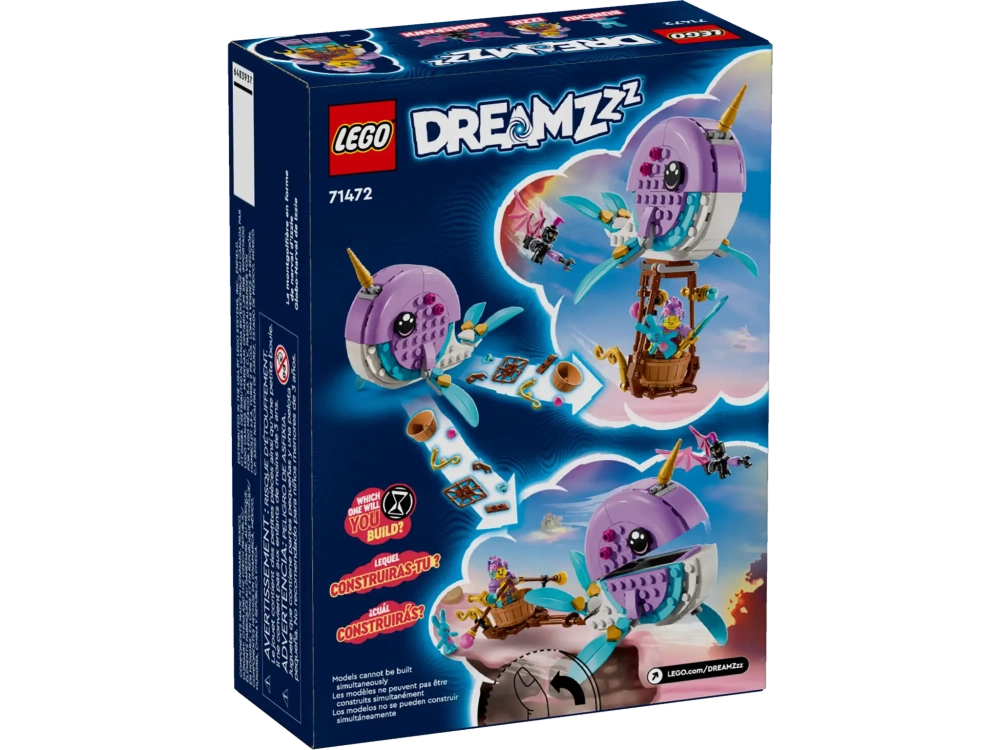 Конструктор LEGO DREAMZzz 71472 Воздушный шар Иззи "Нарвал"