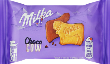 Печенье Милка Чоко Коу, покрытое молочным шоколадом, 40г (Германия)