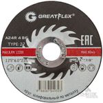 40017т Диск шлифовальный по металлу GREATFLEX T27 - 230 x 6.0 x 22 мм, Master---