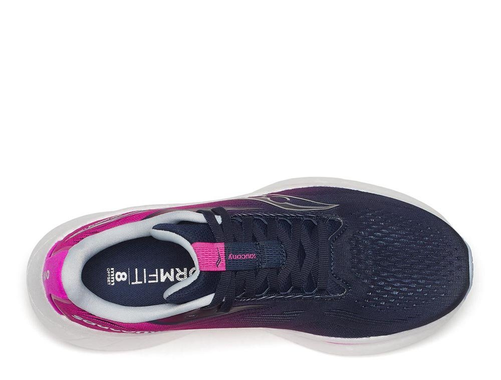 Кроссовки для бега женские Saucony Ride 18 Сине-Розовые