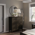 Комод с 4 ящиками - IKEA IDANAS/IDANÄS, 104x118 см, темно-коричневый ИДАНЭС ИКЕА