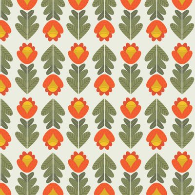 Геометричный цветок