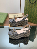 Gucci Horsebit Flatform Sandal