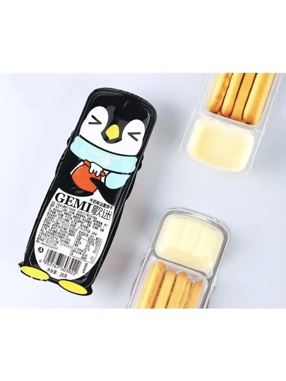 Азиатское печенье Пингвинчик 28г * 30 штук