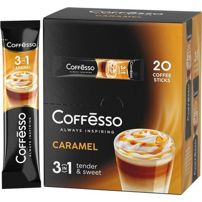 Кофе растворимый Coffesso Caramel 3 в 1 (20 шт)