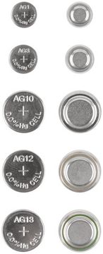 Батарейка щелочная, тип AG1*2 шт, AG3*2 шт, AG10*2 шт, AG12*2 шт, AG13*4 шт