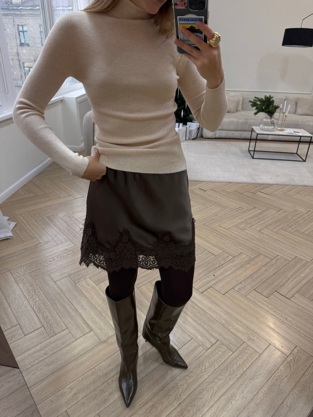 Юбка Belle шоколад