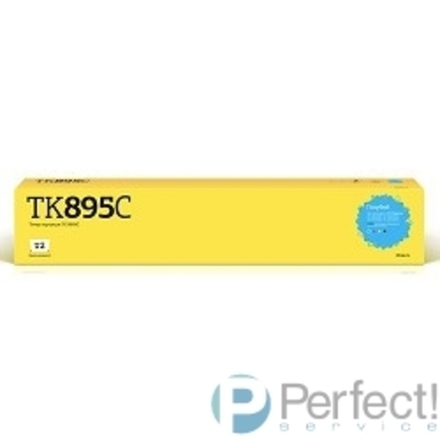 T2 TK-895C Тонер-картридж (TC-K895C) для Kyocera FS-C8020/C8025/C8520/C8525 (6000 стр.) голубой, с чипом