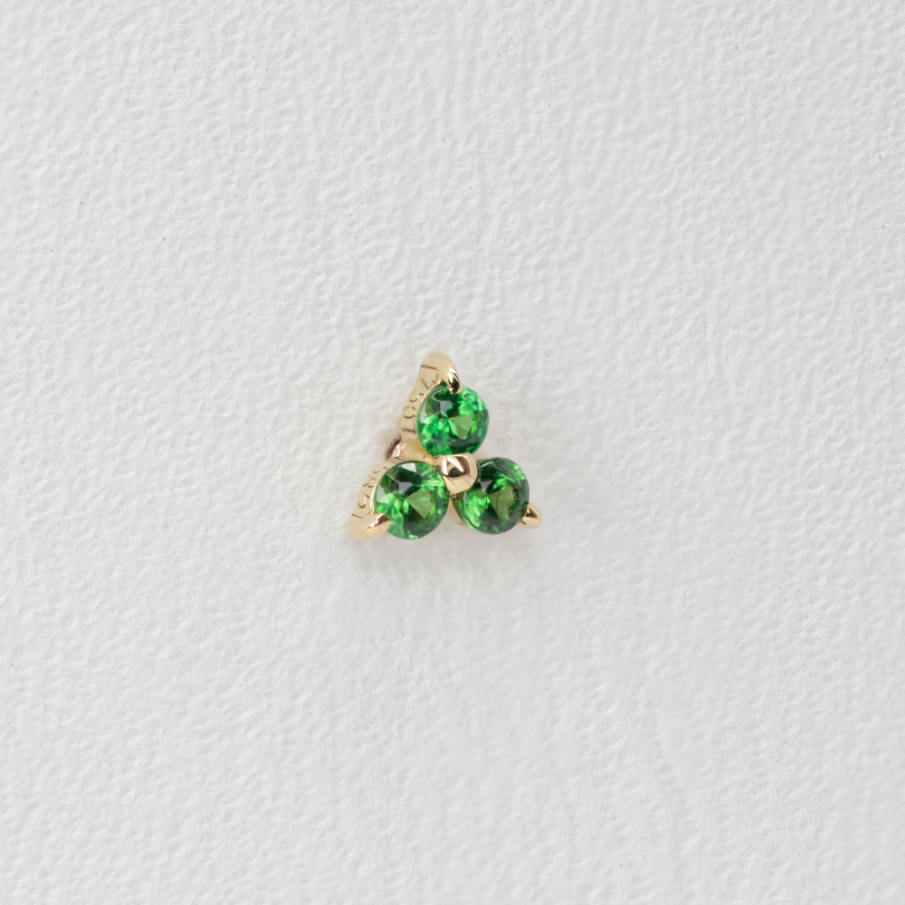 Threeleaf tops with Precious gems